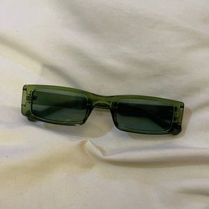 Green sun glasses